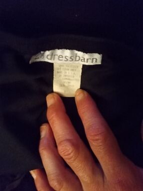 dressbarn Black Labeled Garment